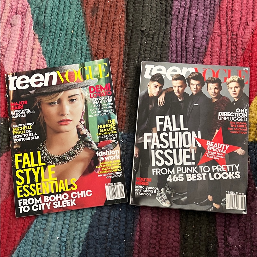 Teen Vogue Magazine Bundle Fall 2013